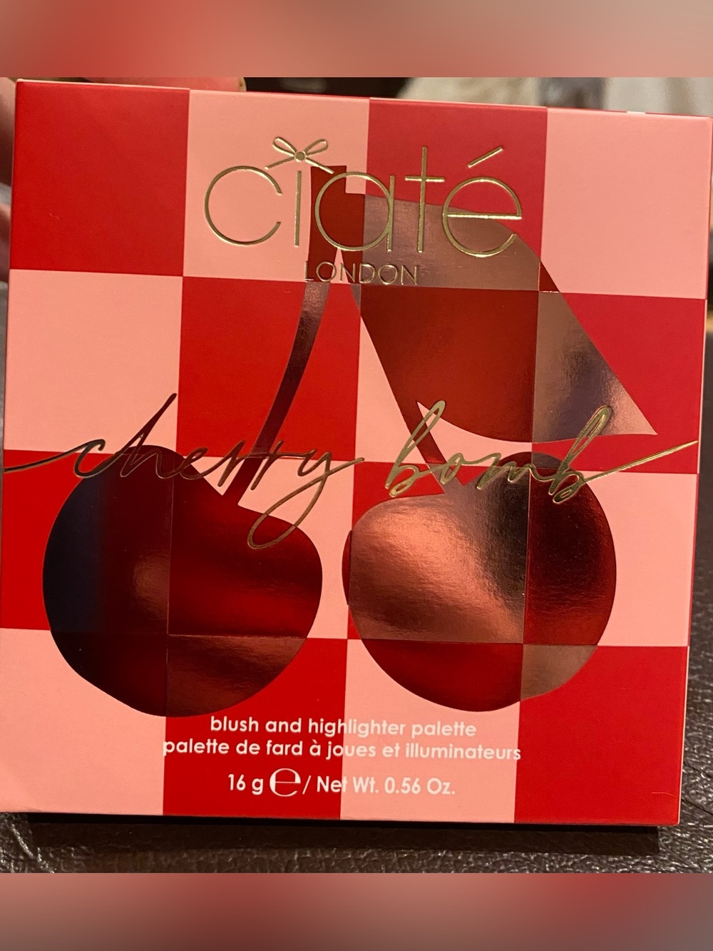 Ciate London Cherry Bomb Blush & Highlighter Palette NWT